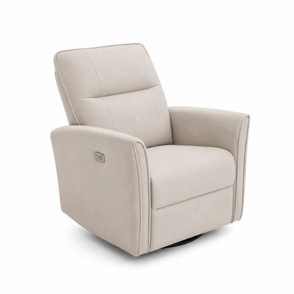Beiger Relaxsessel Nubukleder 100x80x90cm