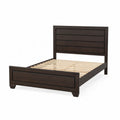 Bett Dunkelbraun Eichenholz 200x160 cm