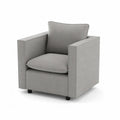 Sessel Stoff Grau