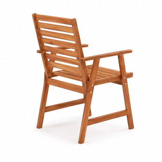 Gartenstuhl Akazienholz mit Armlehnen
